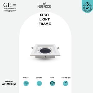 GH -006- 1  اطار هاينزو المنيوم مربع 12*12 سم مفرد ابيض اسود