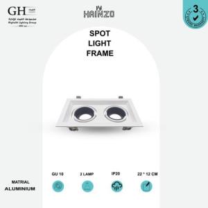 GH -006- 2  اطار هاينزو المنيوم مستطيل 12*22 سم مجوز ابيض اسود