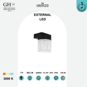 GH - WGR 2201 /7 W خارجي هاينزو مفرد كريستال اسود اصفر