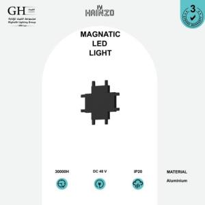 GH - 261 T - 04C مغناطيس هاينزو وصلة 4 اتجاهات مجرا ظاهر