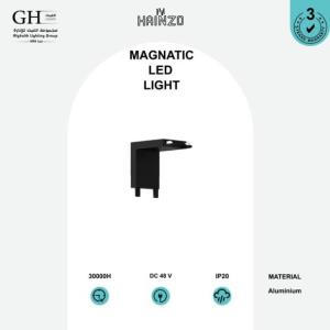 GH - 261 T - 05C مغناطيس هاينزو وصلة زاوية قائمه مجرا ظاهر