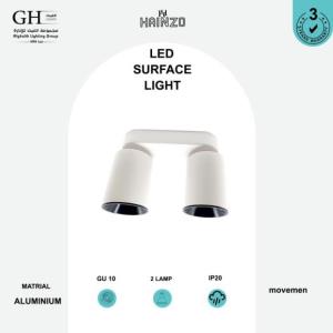 GH5072- 2 L سلندر مجوز  هاينزو المنيوم متحرك ابيض  اسود قاعده  مستطيل