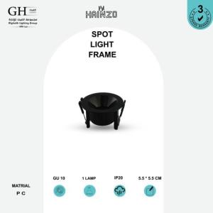 GH - K55CZN01155C UV  اطار هاينزو مانع توهج 5سم اسود كروم  اسود