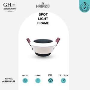 GH - 9052 اطار هاينزو المنيوم مفرد ابيض اسود