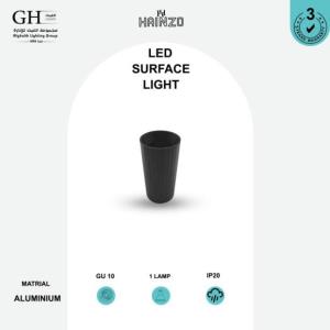 GH - M 5093 سلندر هاينزو المنيوم اسود اسود