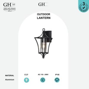 GH- فانوس خارجي اسود