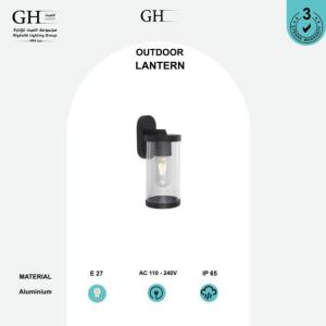 GH- فانوس خارجي اسود صغير